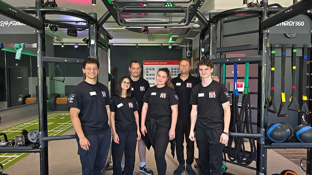 L’équipe de coachs de clever fit Steinhausen se réjouit de ta visite !