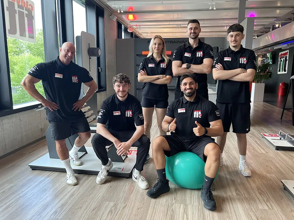 Das Trainerteam vom clever fit Aarau freut sich auf deinen Besuch!