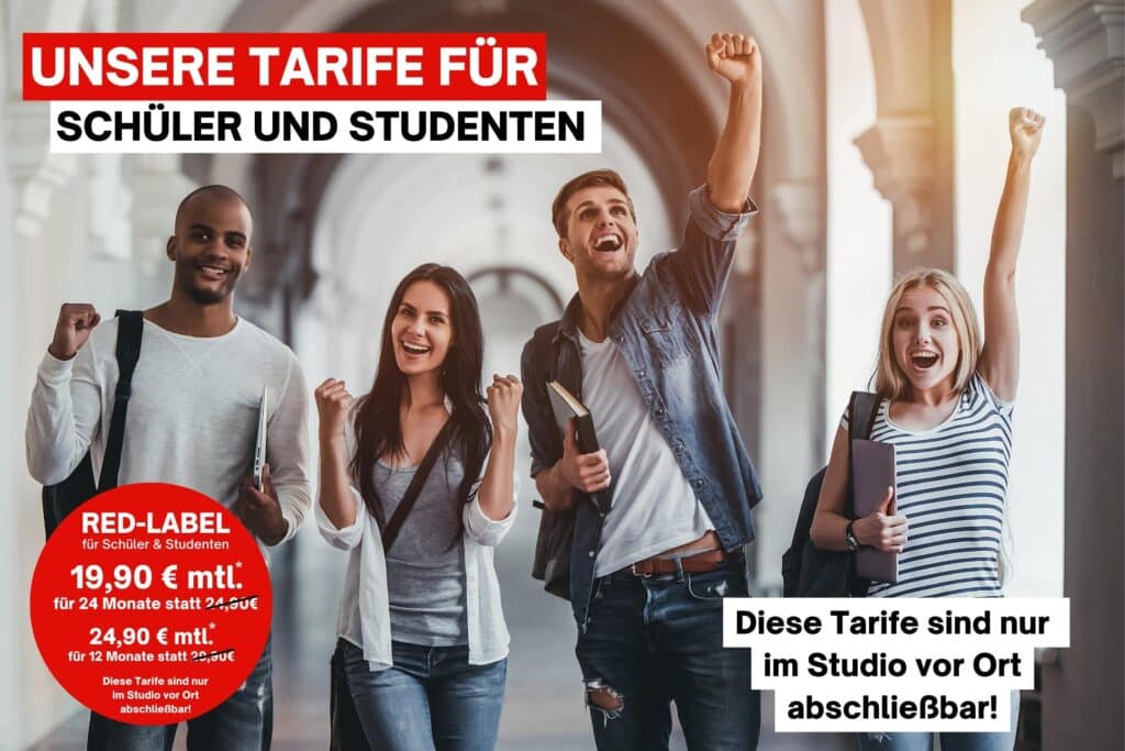 Angebote für Schüler und Studenten im clever fit Helmstedt